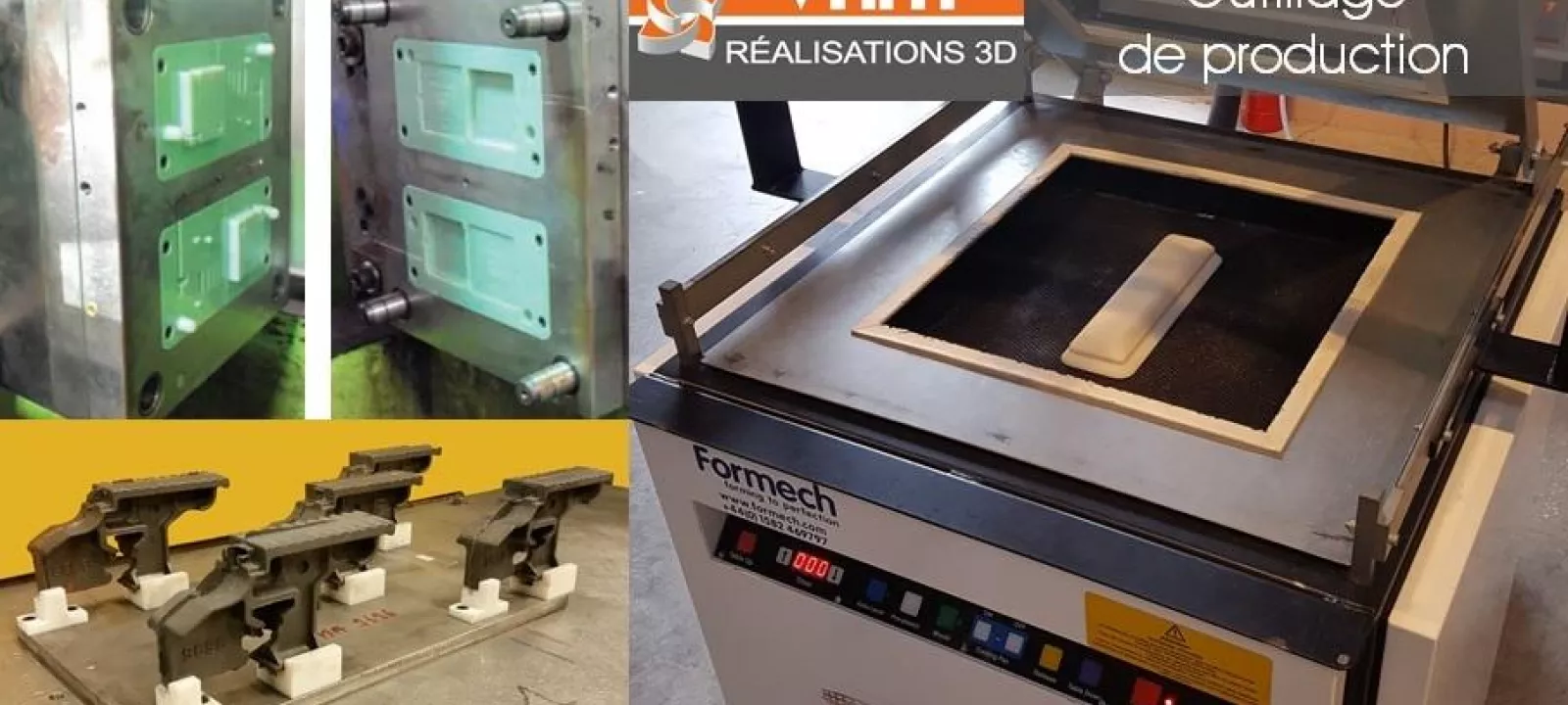 Vhm REALISATIONS 3D outillage de production