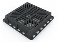 GRILLE CARRE D400 - PONT A MOUSSON