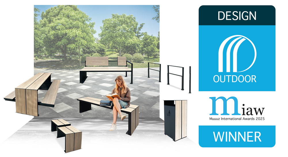 Miaw du design pour Vhm et sa gamme de mobilier urbain MISAMisa 